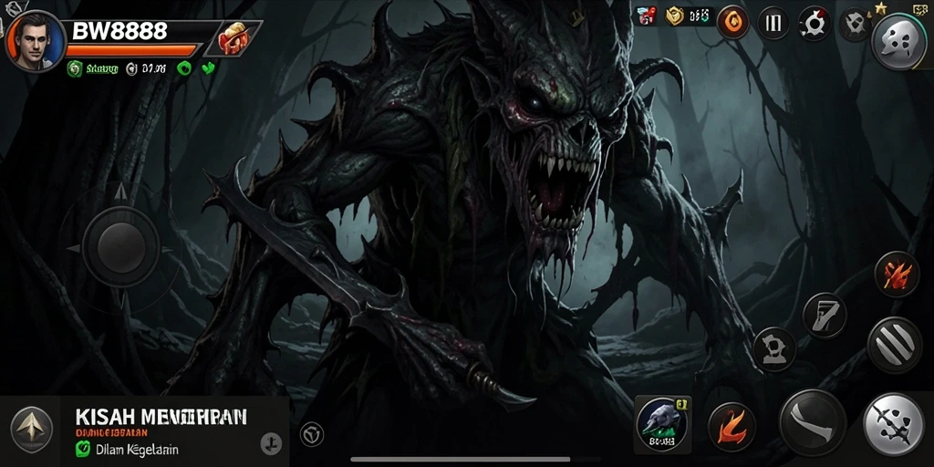 Tangkapan layar gameplay BW888 yang penuh ketegangan.