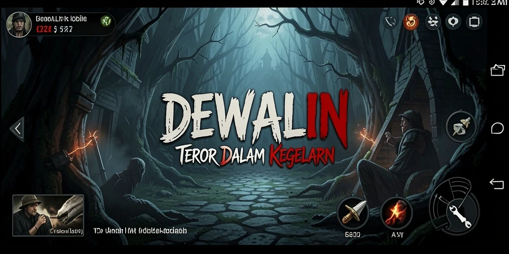 Screenshot DEWALIN menampilkan momen menegangkan dalam gameplay Horror.