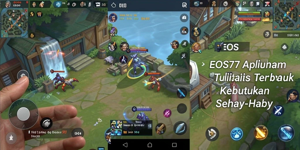 Tampilan antarmuka EOS77 yang intuitif dan fungsional.