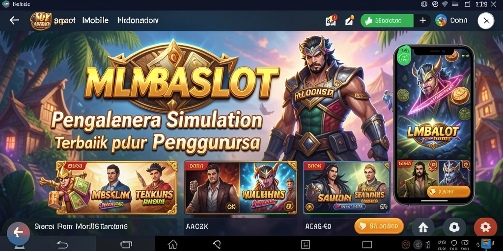 Tampilan gameplay LMBASLOT yang memukau dan interaktif.