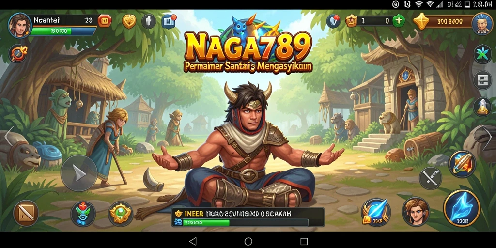 Screenshot menunjukkan gameplay yang ceria dan interaktif di NAGA789.