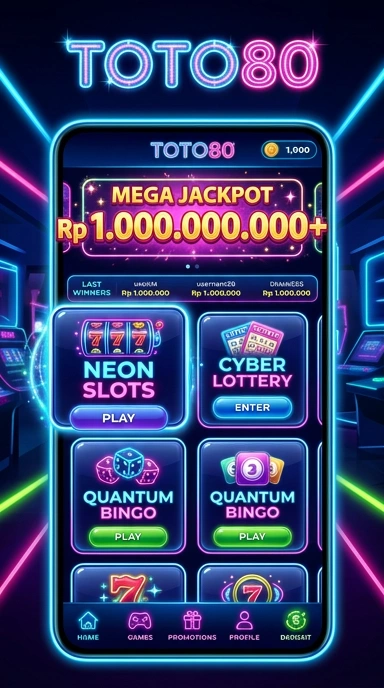 Salah satu kategori populer di toto80: game dan hiburan.
